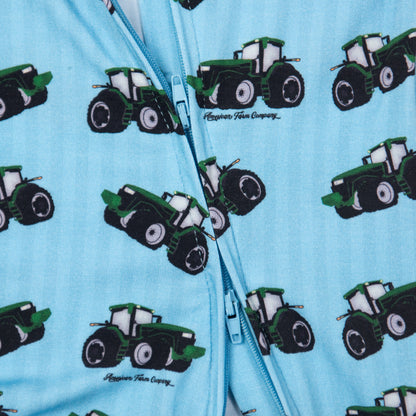 Big Green Tractor Baby Bamboo Pajamas - American Farm Company