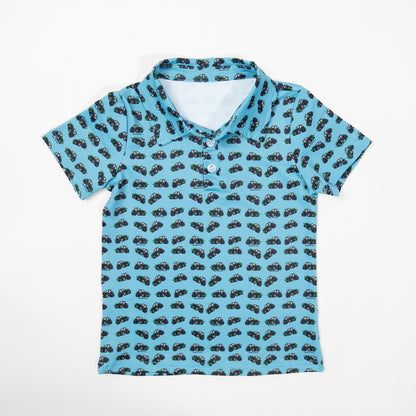 Big Green Tractor Baby/Youth Performance Polo