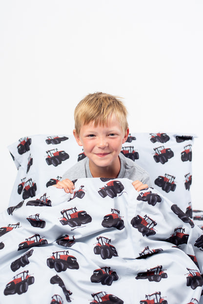 Big Red Tractor Full/Queen Bed Sheet Set