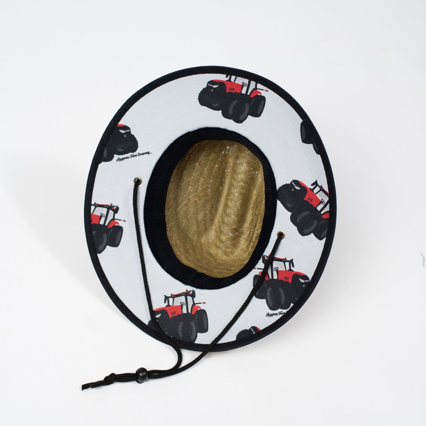 Big Red Tractor Kids Straw Hat - American Farm Company