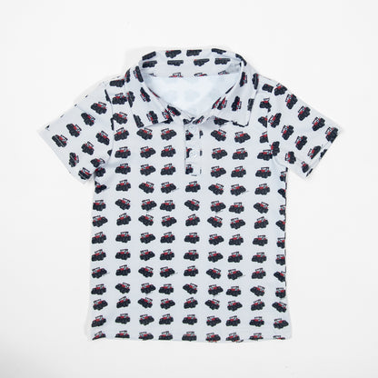 Big Red Tractor Baby/Youth Performance Polo