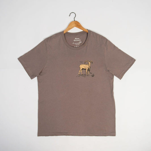 Bighorn Sheep Brown Tee - American Farm Company