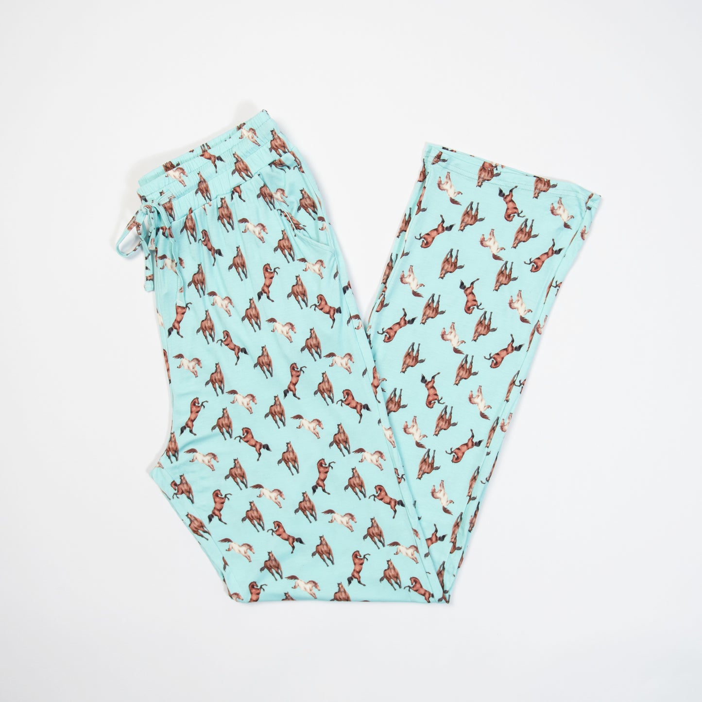 Blue Horse Bamboo Pajama Pants - American Farm Company