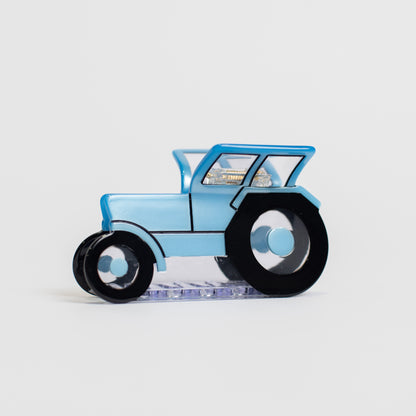 Blue Tractor Hair Clip - American Farm Company