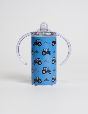 Blue Tractor Sippy Cup