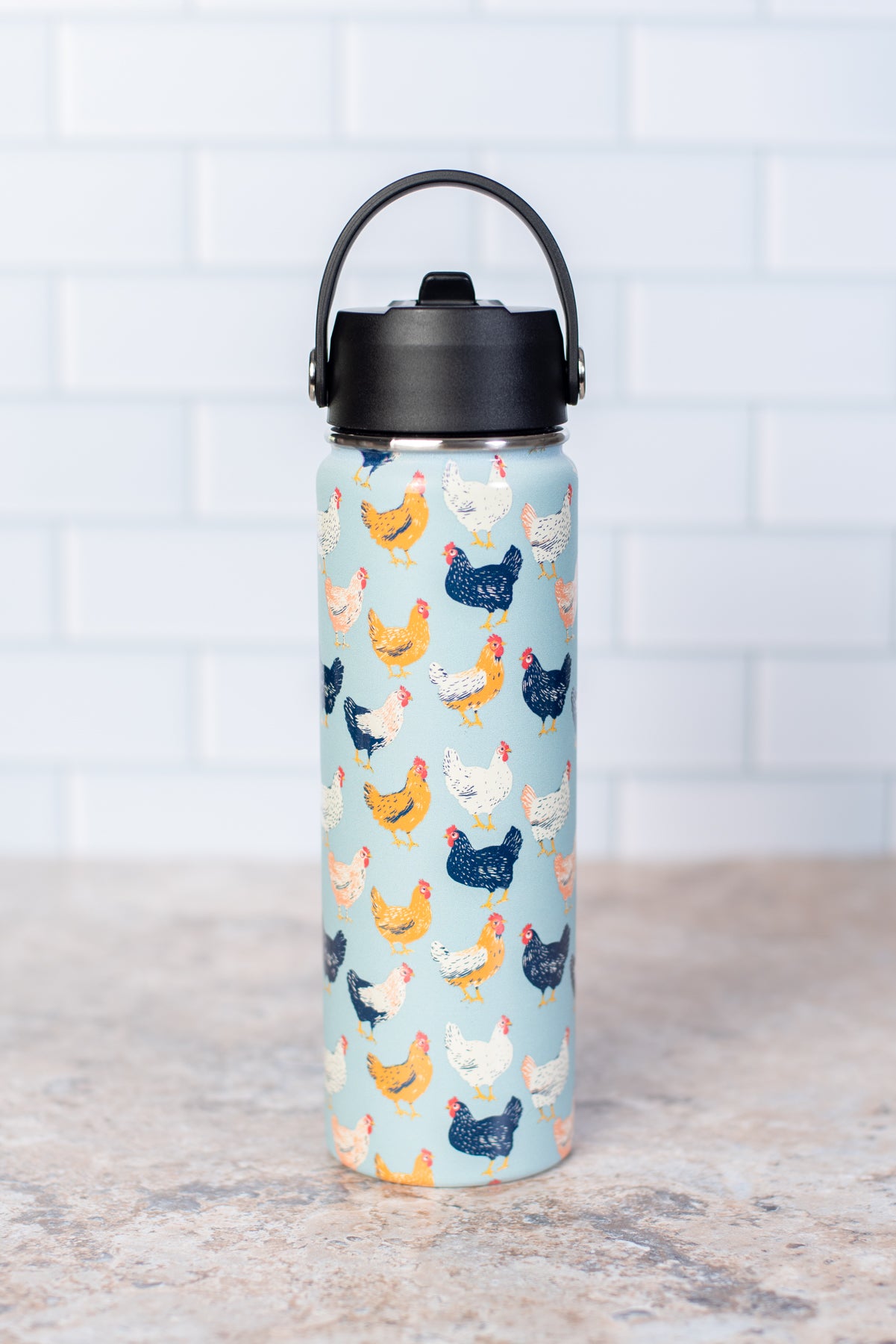 Blue Chicken 22oz Water Bottle