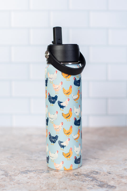 Blue Chicken 22oz Water Bottle