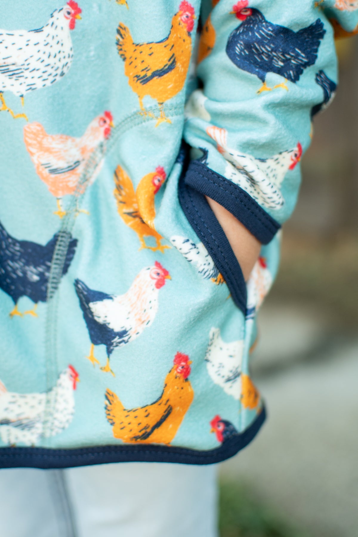 Blue Chicken Toddler/Youth Zip-Up Jacket