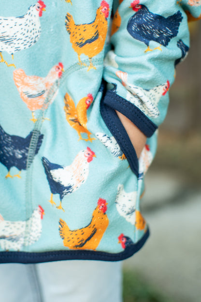 Blue Chicken Toddler/Youth Zip-Up Jacket