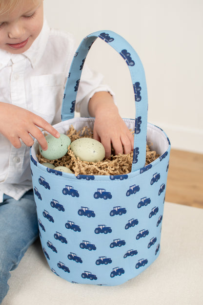 *PREORDER* Blue Tractor Easter Basket