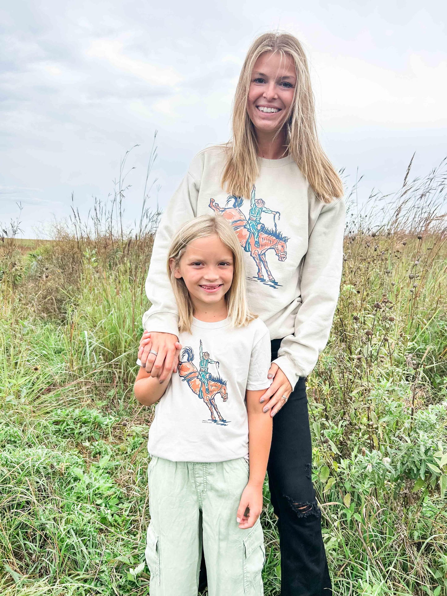 Bronc Rider Crewneck - American Farm Company