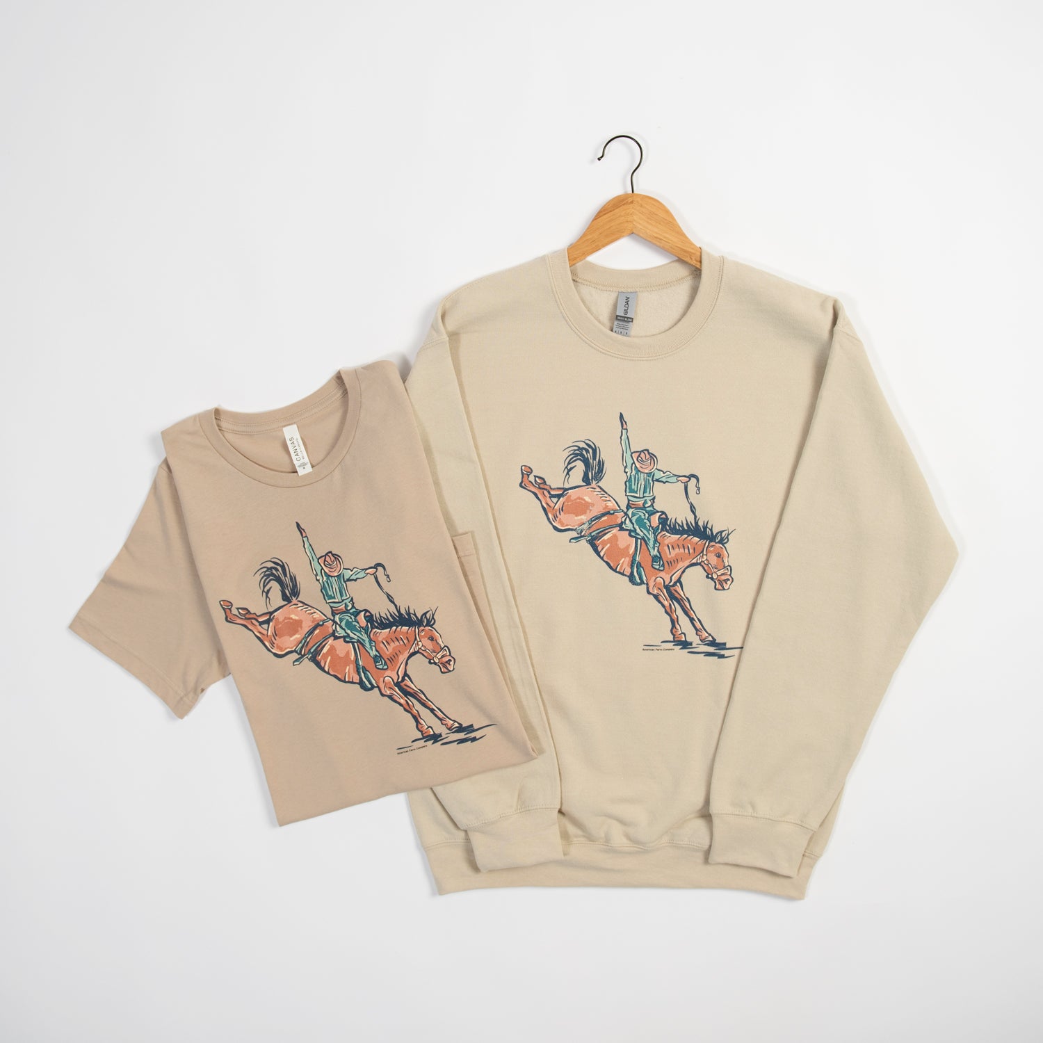 Bronc Rider Crewneck - American Farm Company