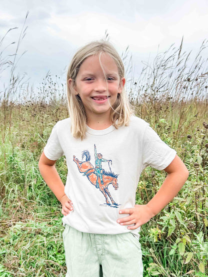 Bronc Rider Youth Tee - American Farm Company