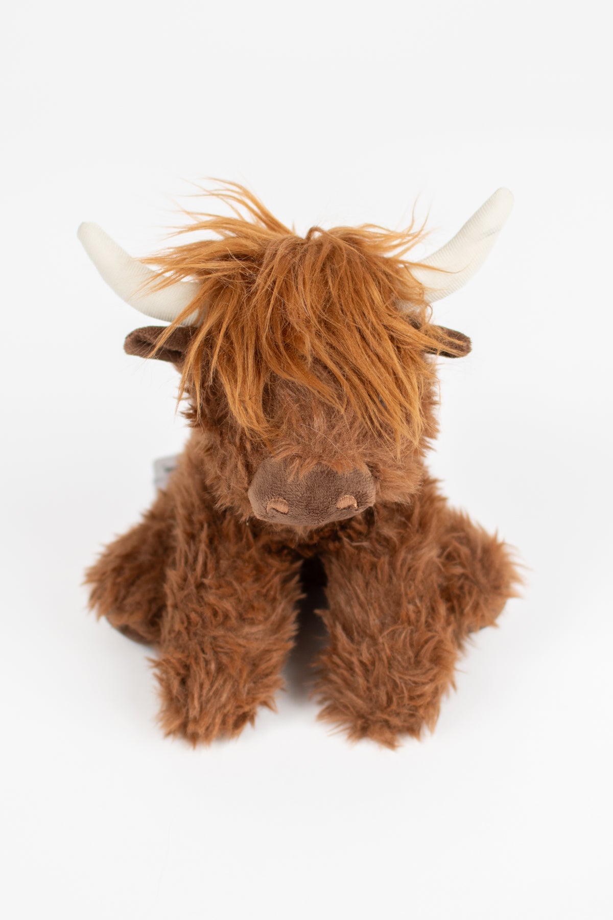 Brown Highland Cow Stuffed Animal Plush - 9"