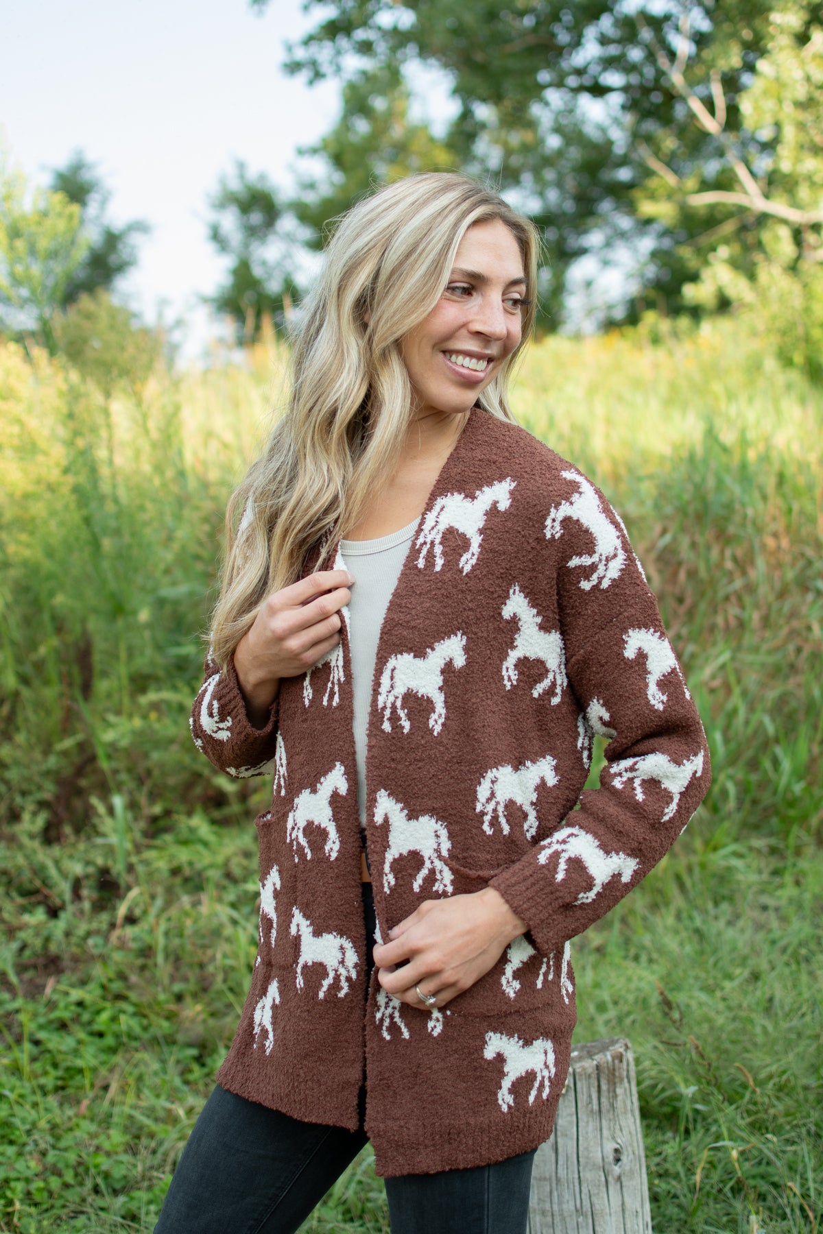 Brown Horse Luxe Cardigan