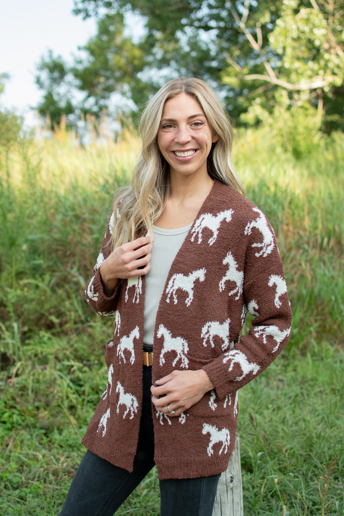 Brown Horse Luxe Cardigan