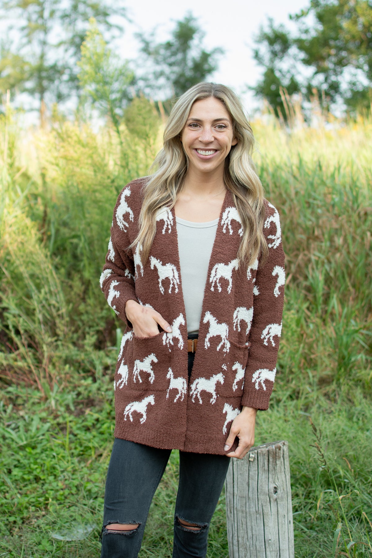 Brown Horse Luxe Cardigan