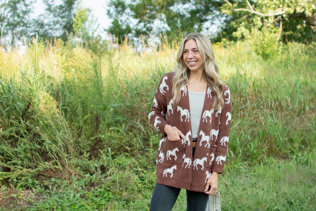 Brown Horse Luxe Cardigan