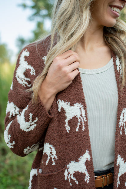 Brown Horse Luxe Cardigan