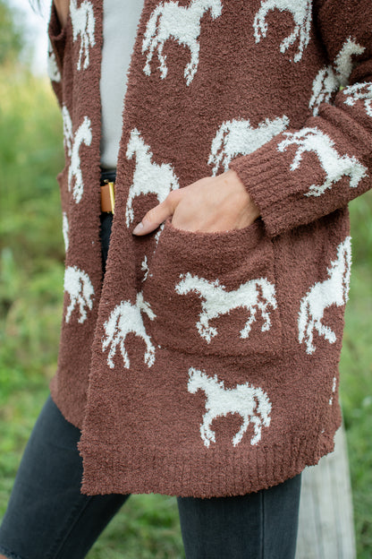 Brown Horse Luxe Cardigan