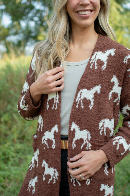Brown Horse Luxe Cardigan
