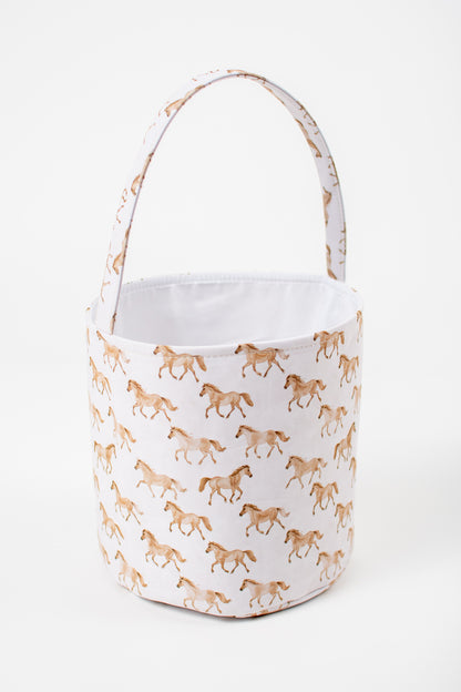 *PREORDER* Brown Horses Easter Basket