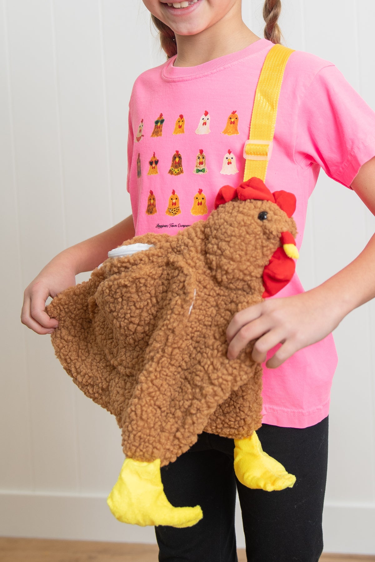 Brown Chicken Shoulder Bag