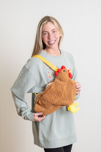 Brown Chicken Shoulder Bag