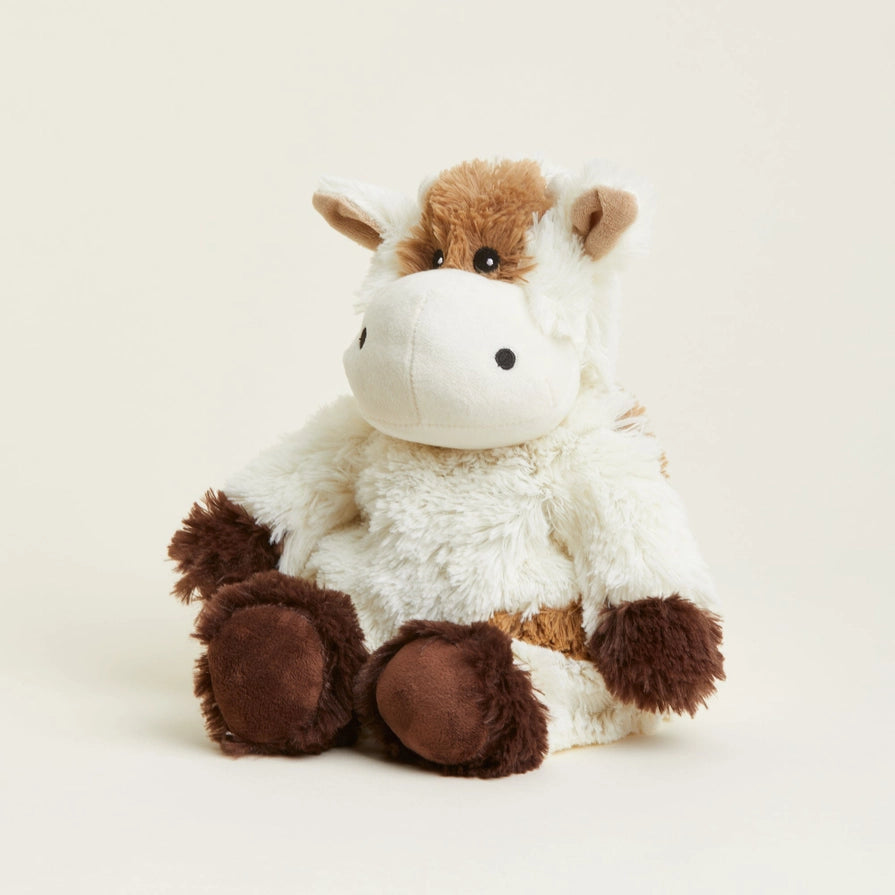 Brown and White Cow Warmies Plush - 13"