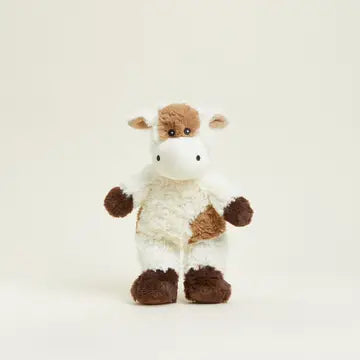 Brown and White Cow Warmies Plush - 13"
