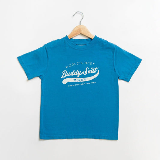 Buddy Seat Rider Blue Toddler/Youth Tee - American Farm Company