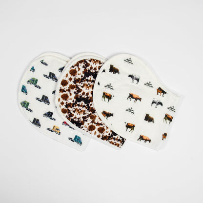 Burp Cloth 3 Pack - Boy - American Farm Company