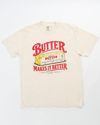 'Butter Makes Everything Better' Adult T-Shirt