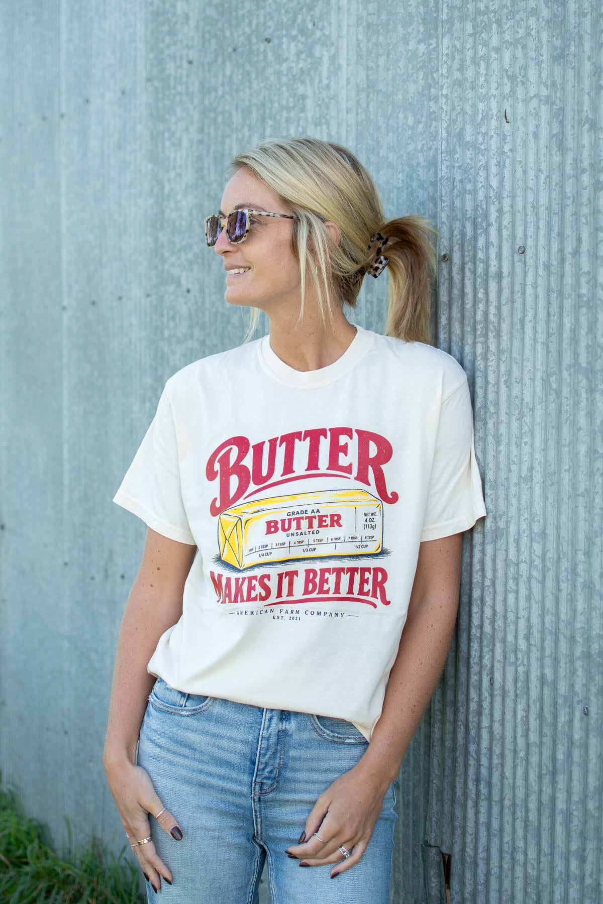 'Butter Makes Everything Better' Adult T-Shirt