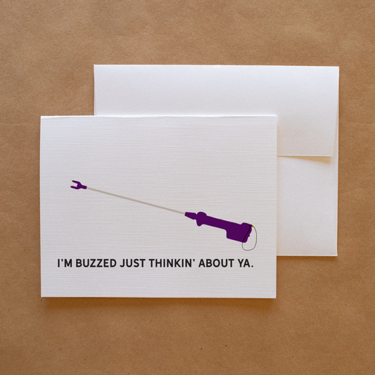 Buzzed - Greeting Card