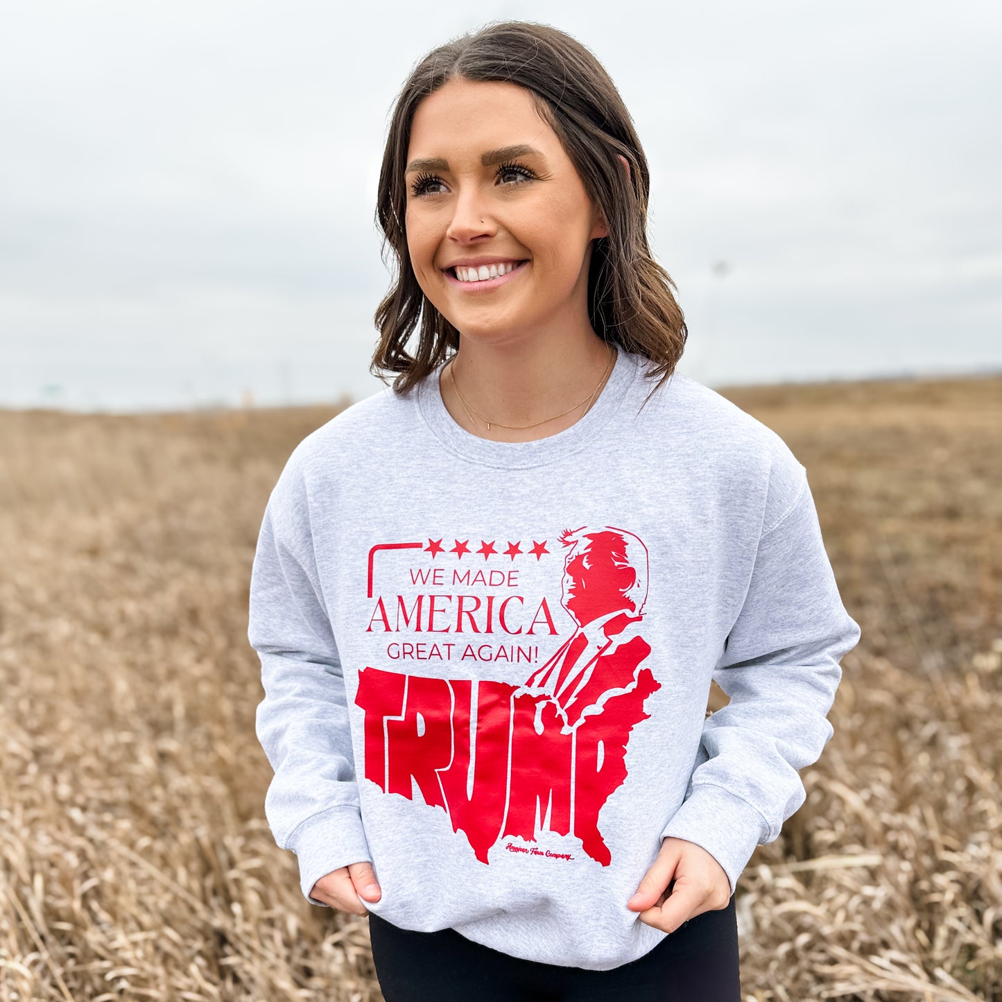 'We Made America Great Again' TRUMP Crewneck