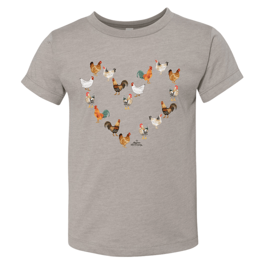 Chicken Heart Toddler/Youth Tees - American Farm Company