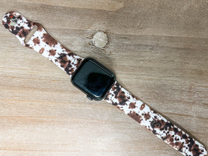 Cow Print Watch Band