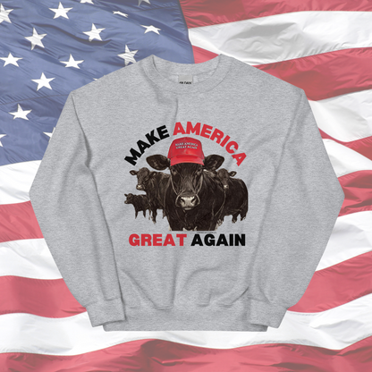 'MAGA Cow 2.0' Crewneck - American Farm Company