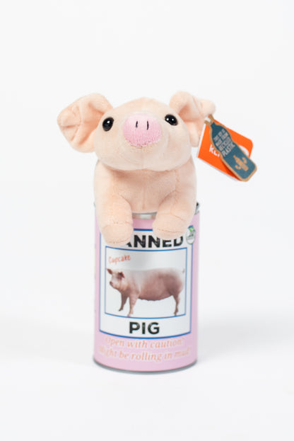Canned Pig | Plush w/ Jokes