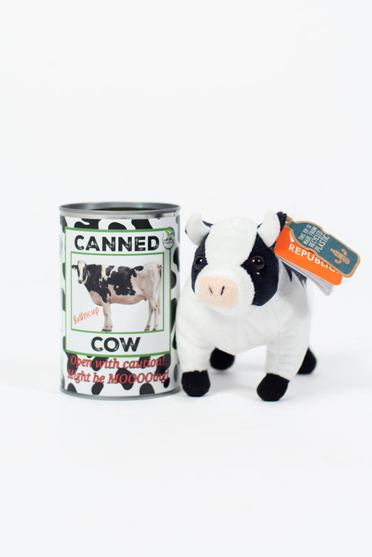 Canned Cow | Plush w/ Jokes
