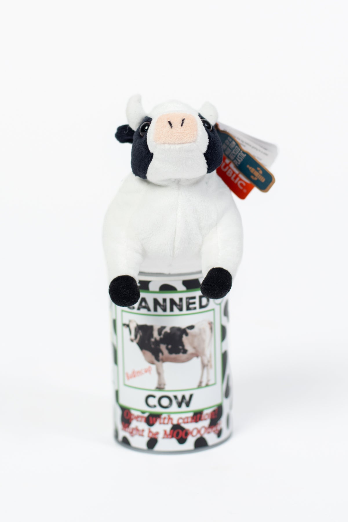 Canned Cow | Plush w/ Jokes