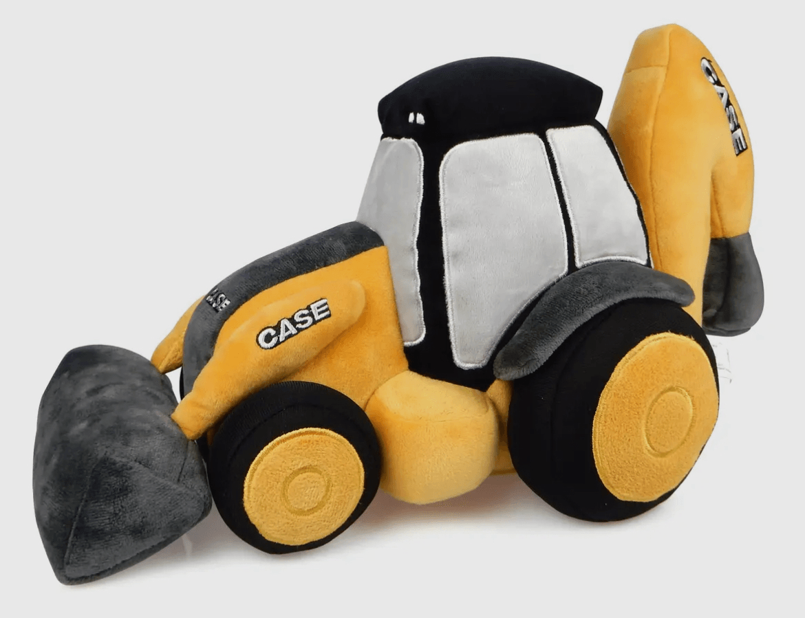 Case CE Backhoe Loader Plush Toy - American Farm Company