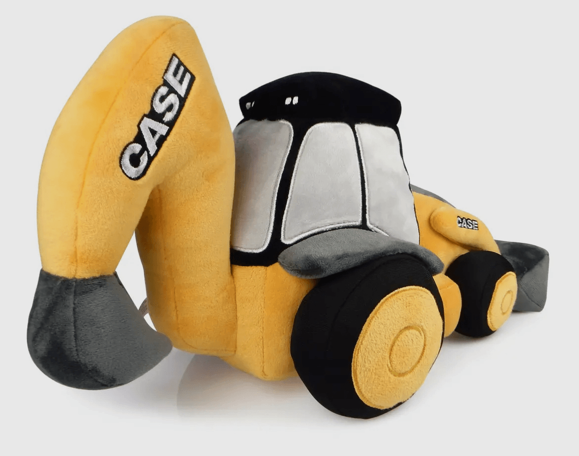 Case CE Backhoe Loader Plush Toy - American Farm Company