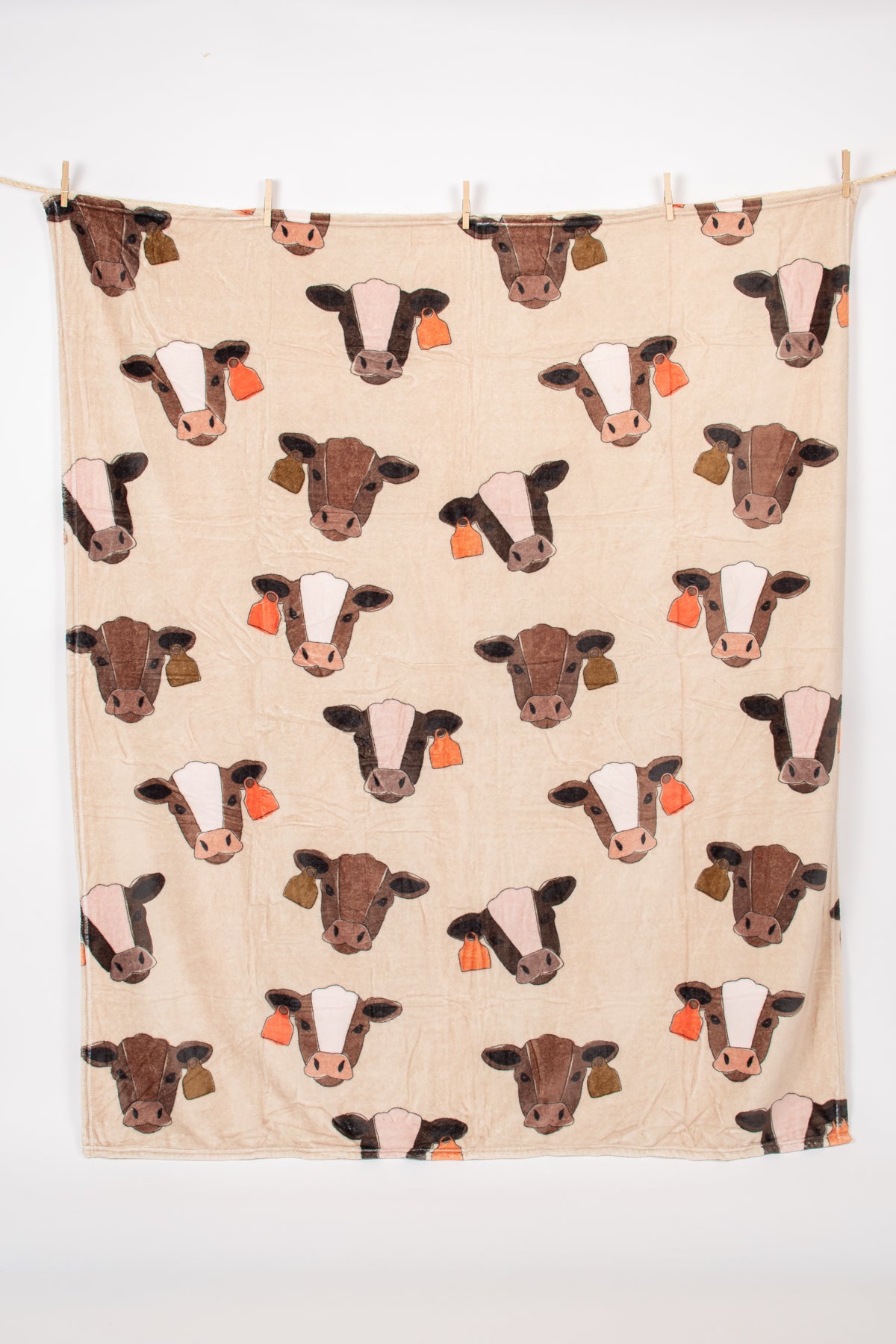 Cattle Buddies Plush Blanket