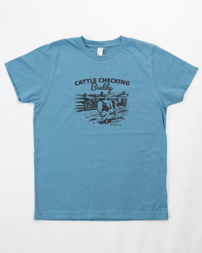 'Cattle Checking Buddy' Toddler/Youth T-Shirt