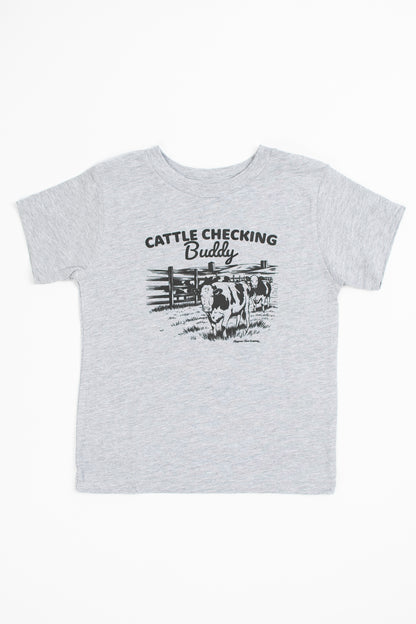 'Cattle Checking Buddy' Toddler/Youth Tee
