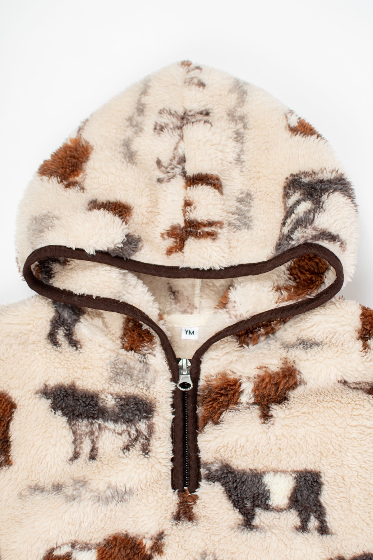 Cattle Sherpa Youth 1/4 Zip Hoodie