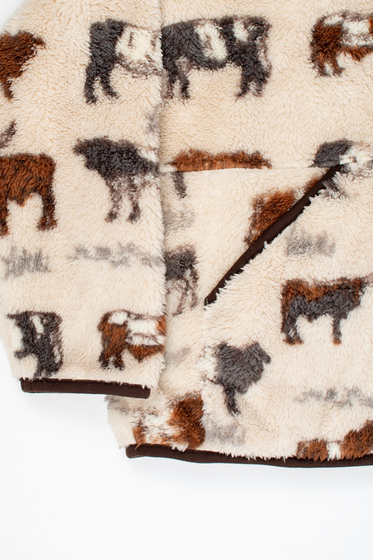 Cattle Sherpa Youth 1/4 Zip Hoodie
