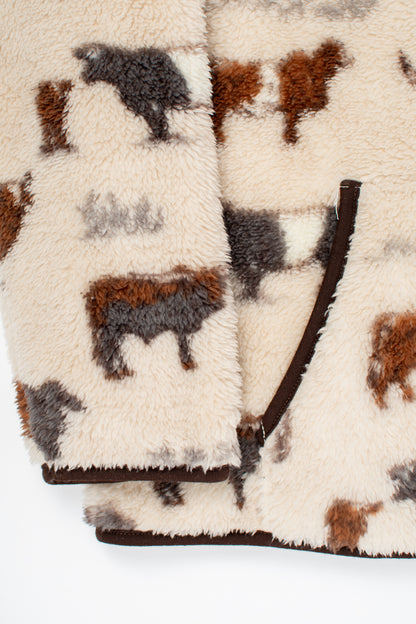 Cattle Sherpa Youth Full Zip Jacket